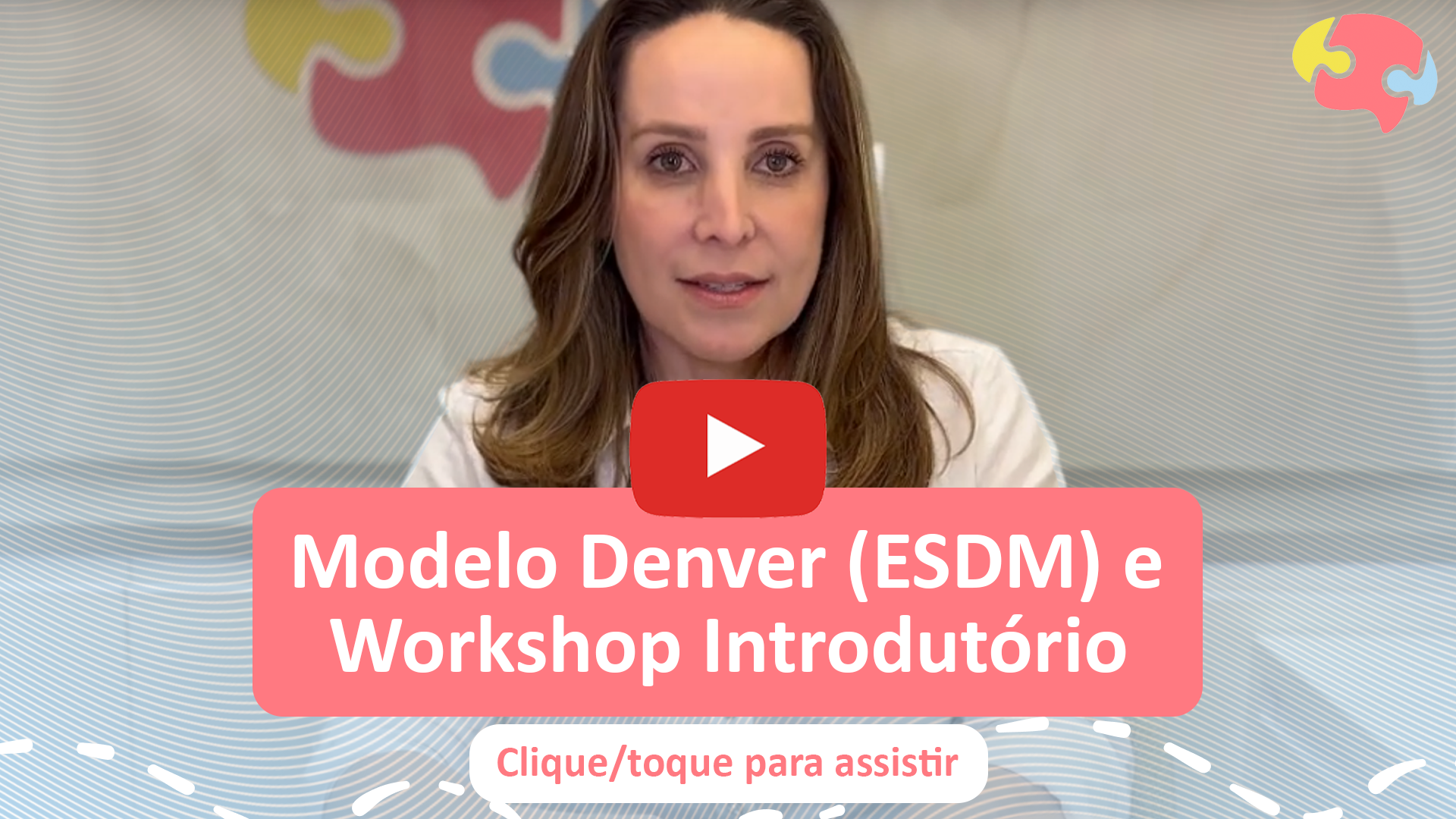 Imagem mostrando os especialistas e um player de vídeo onde, ao ser clicada, vai tocar o vídeo falando sobre o curso